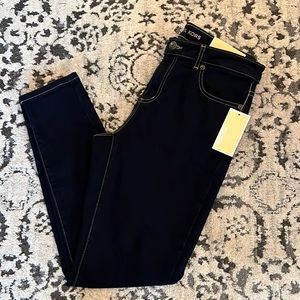 Michael Kors Izzy Skinny Ankle Dark Wash Jeans